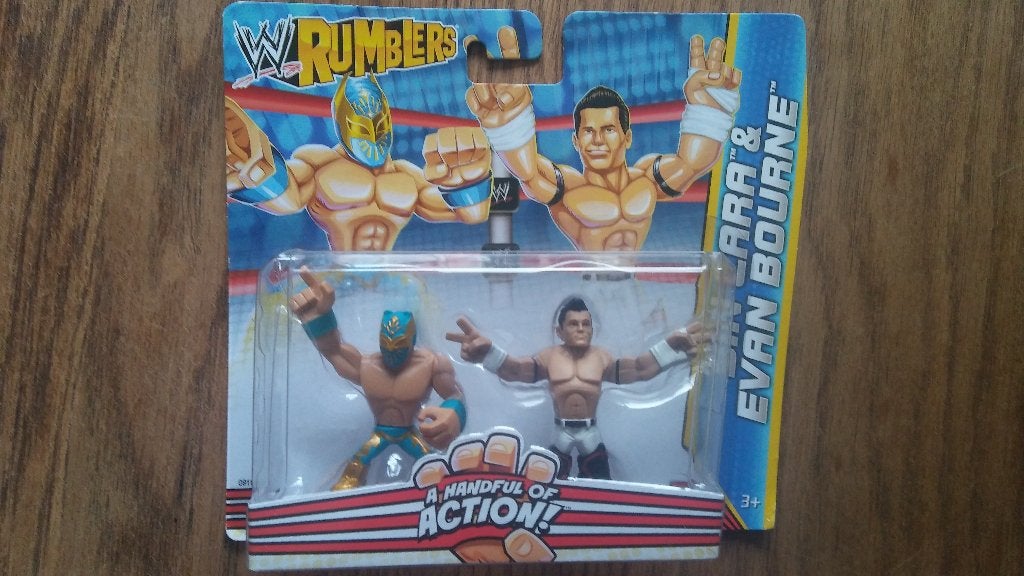 WWE Rumblers worstelen World wrestling Entertainment set, Ophalen of Verzenden, Zo goed als nieuw, Overige typen