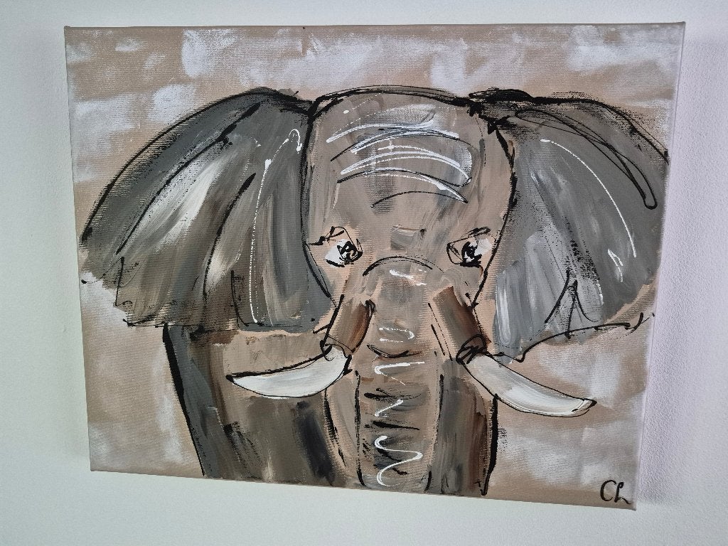 Kunst schilderij, Ophalen, Overige stijlen, Dieren, Handgeschilderd