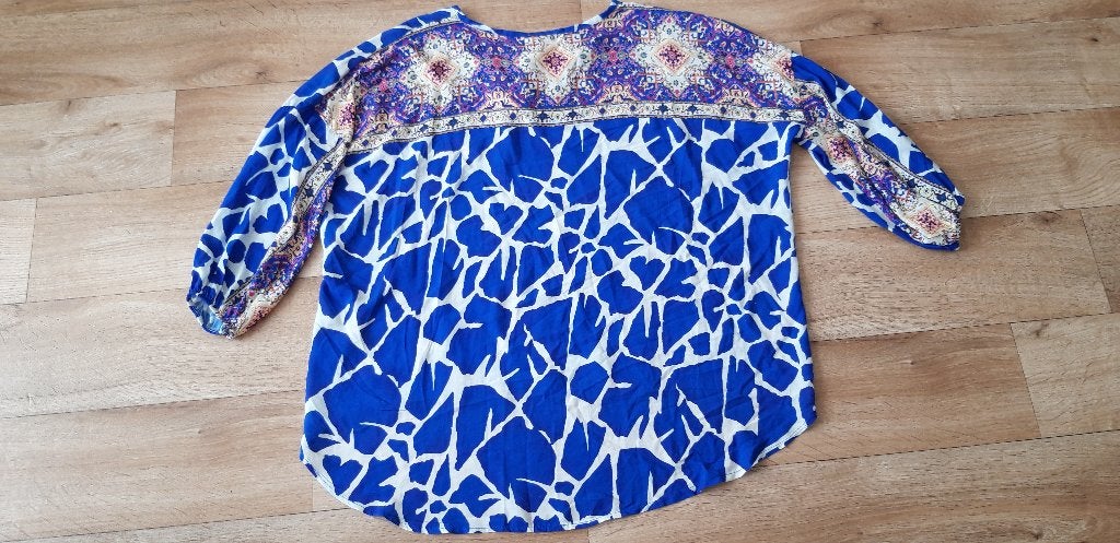 Blouse Mt.48, Ophalen of Verzenden, Nieuw, Maat 46/48 (XL) of groter, Blauw