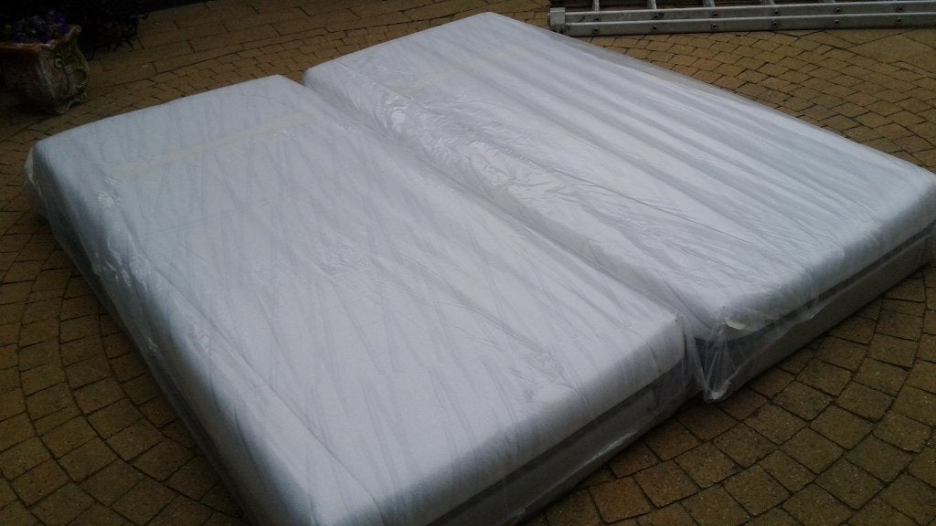 2 bijna nieuw auping cresto matrassen 90x210, Ophalen, 90 cm, 210 cm, Tweepersoons