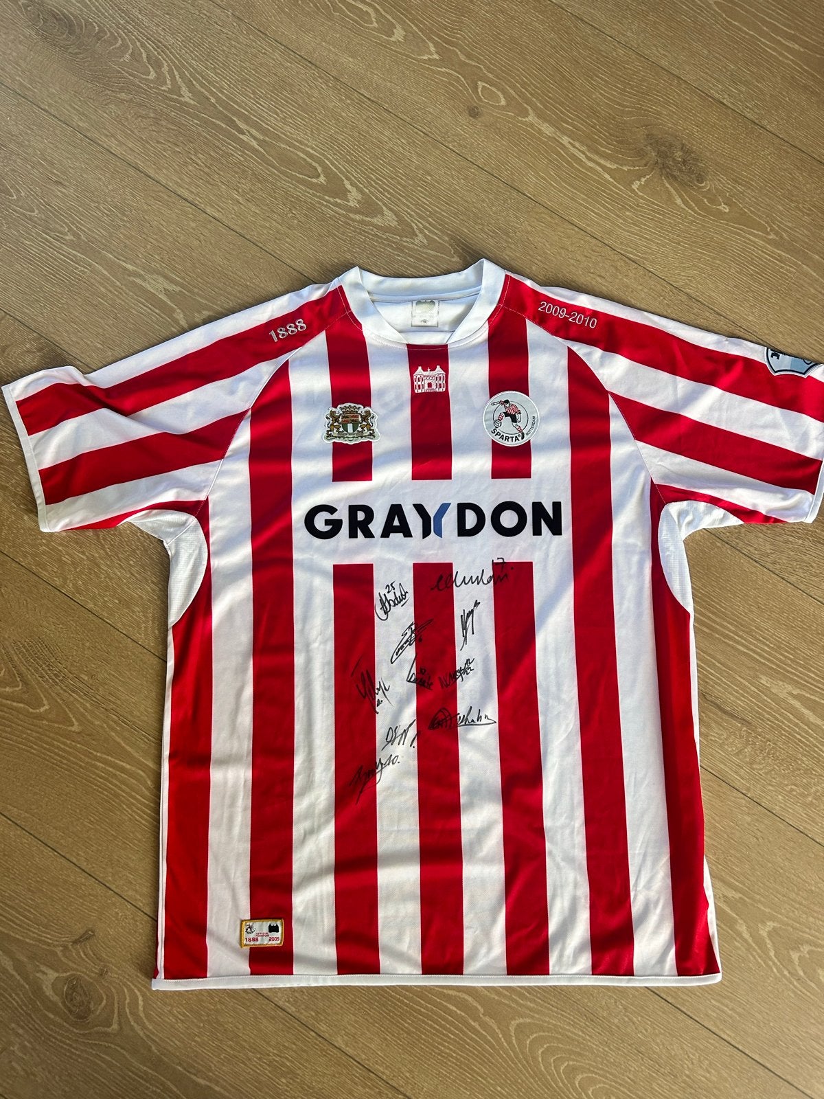 Gesigneerd Sparta Rotterdam Thuisshirt 2009-2010, Ophalen of Verzenden, Zo goed als nieuw, Sparta, Shirt