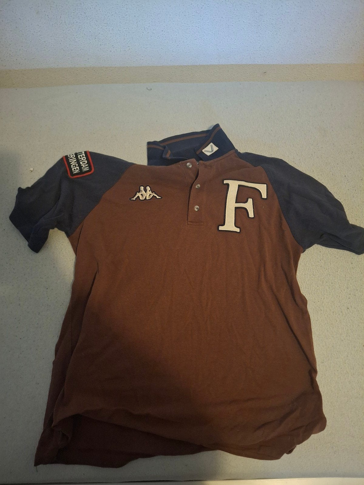 Feyenoord Polo, Maat 52/54 (L), Kappa, Meerkleurig, Ophalen of Verzenden