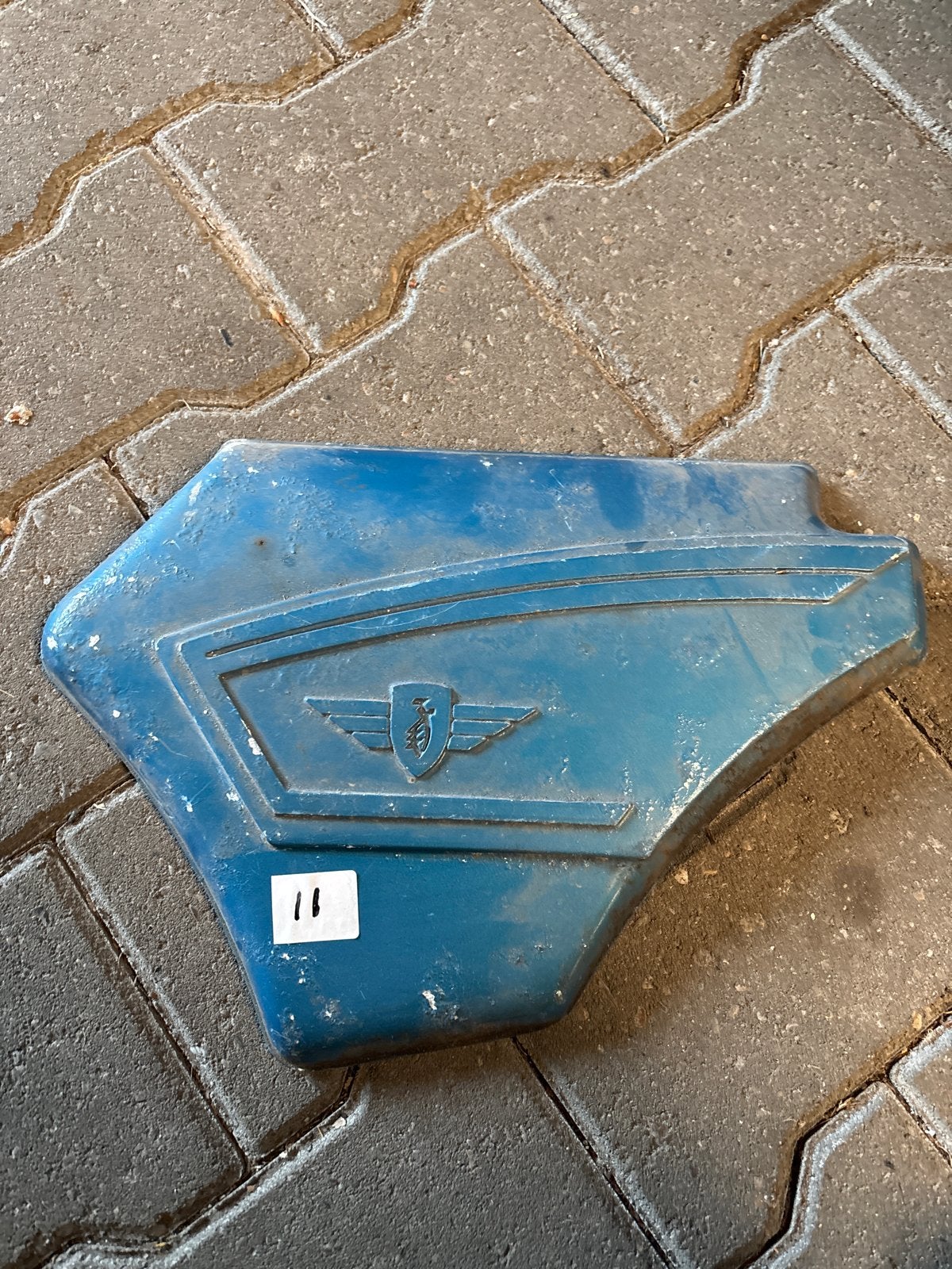 Aluminium Zundapp zijpaneel - Gebruikt, Ophalen of Verzenden, Gebruikt, Kap