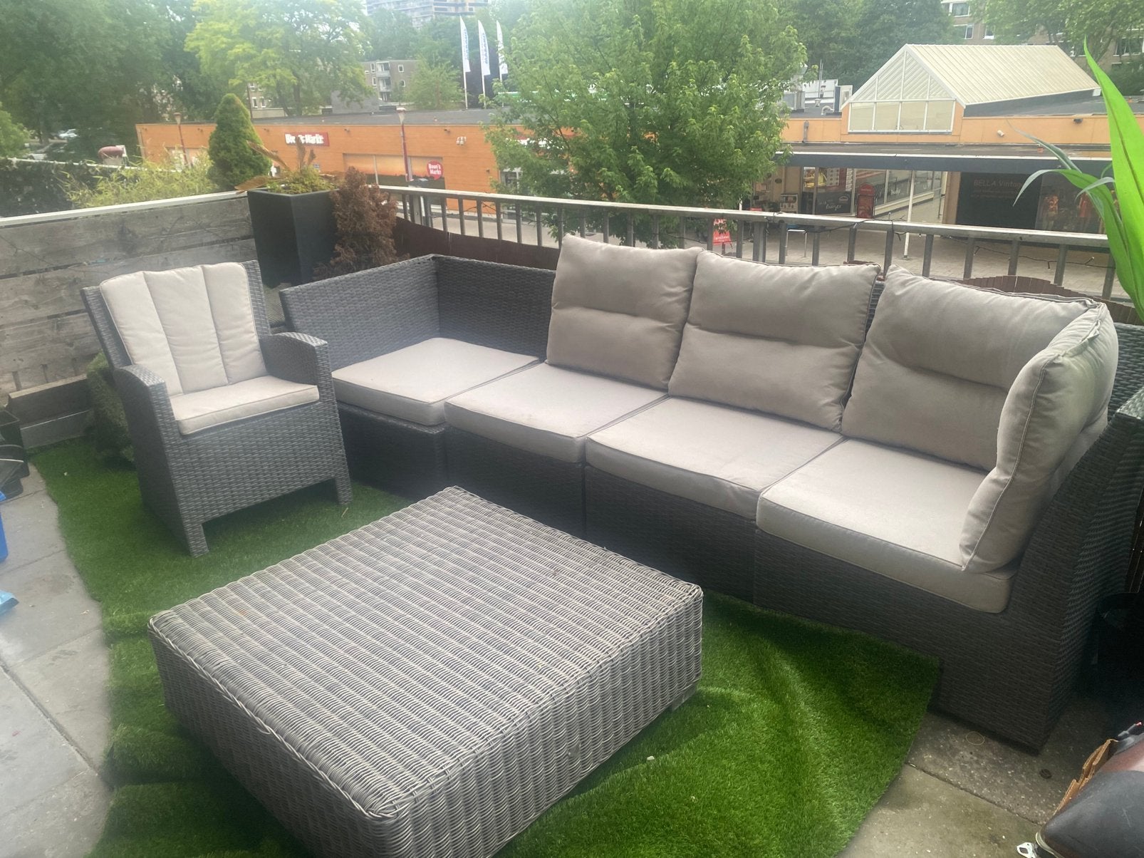 Grote Manifesto complete Loungeset incl kussens en tafel, Tuin en Terras, Ophalen, Aluminium, Loungeset, 8 zitplaatsen