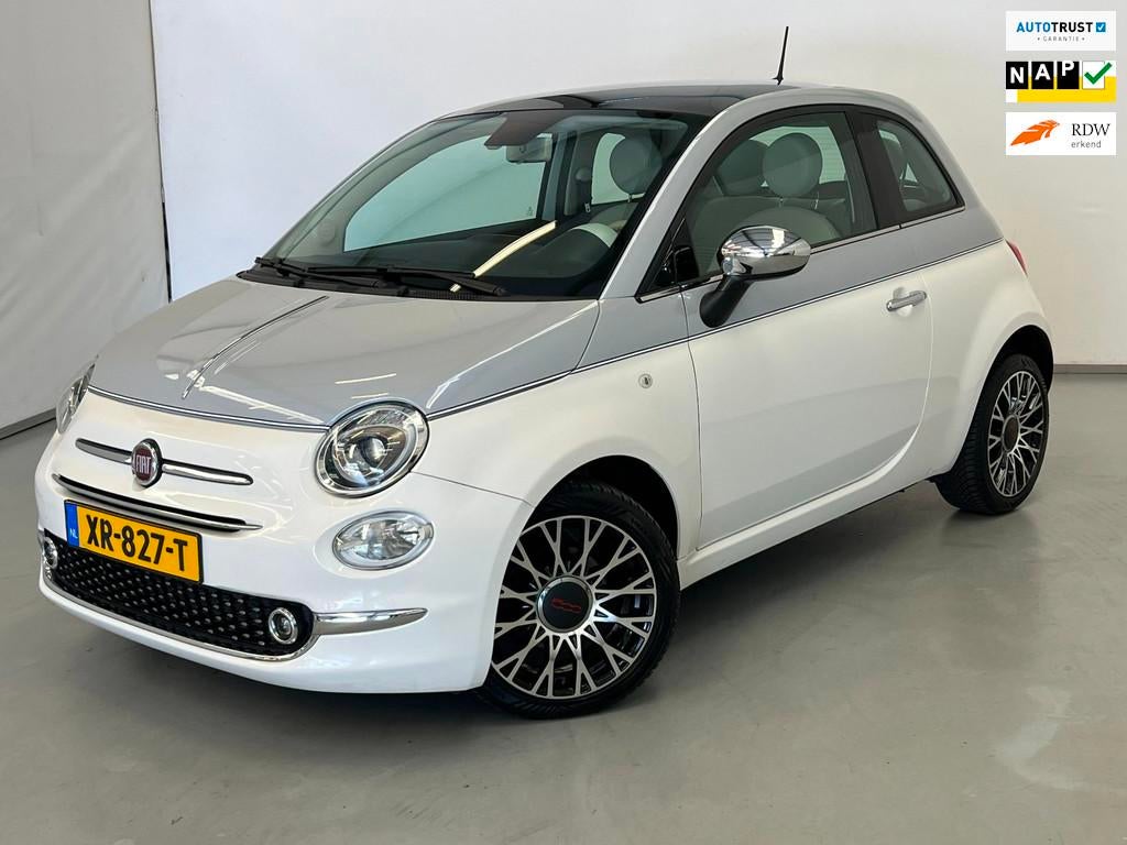 Fiat 500 0.9 TwinAir Turbo Collezione / Pano / NL-auto / 16", Auto's, Fiat, Bedrijf, Te koop, ABS, Airbags, Airconditioning, Bluetooth
