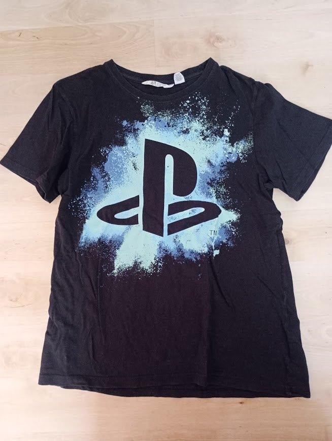 zwart shirt Playstation HenM mt 158, Ophalen of Verzenden, Zo goed als nieuw, Jongen, Shirt of Longsleeve