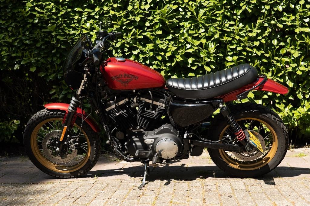Harley Davidson Sportster 883 iron Custom scrambler build, Motoren, Motoren | Harley-Davidson, 2 cilinders, Occasion, Meer dan 35 kW