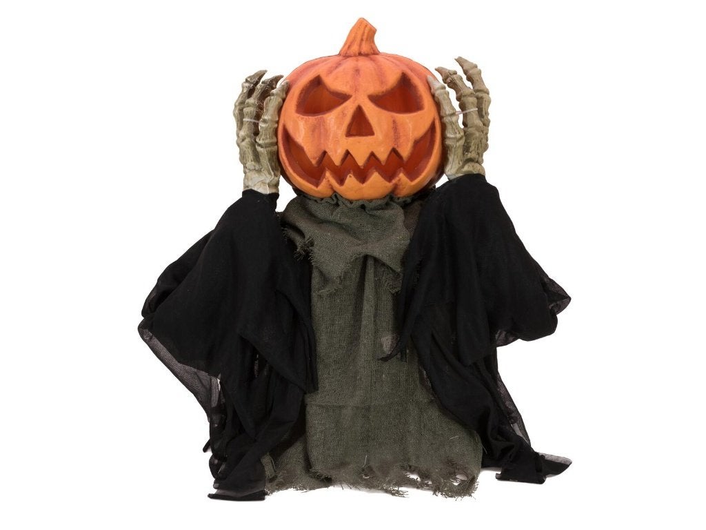 Europalms Halloween pop-up pompoen - 70 cm geanimeerd, Halloween of Griezel, ., Nieuw, Ophalen of Verzenden