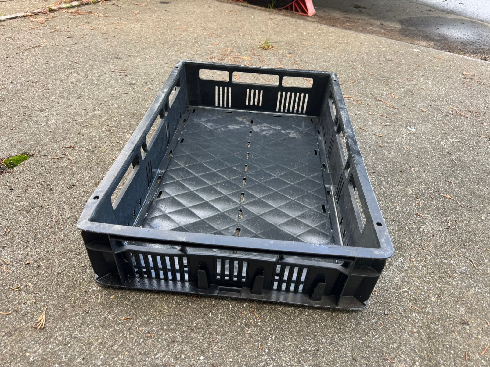 Stapelbare stevige kratten zwart, Ophalen, 40 tot 60 cm, 50 tot 75 cm, Minder dan 35 cm