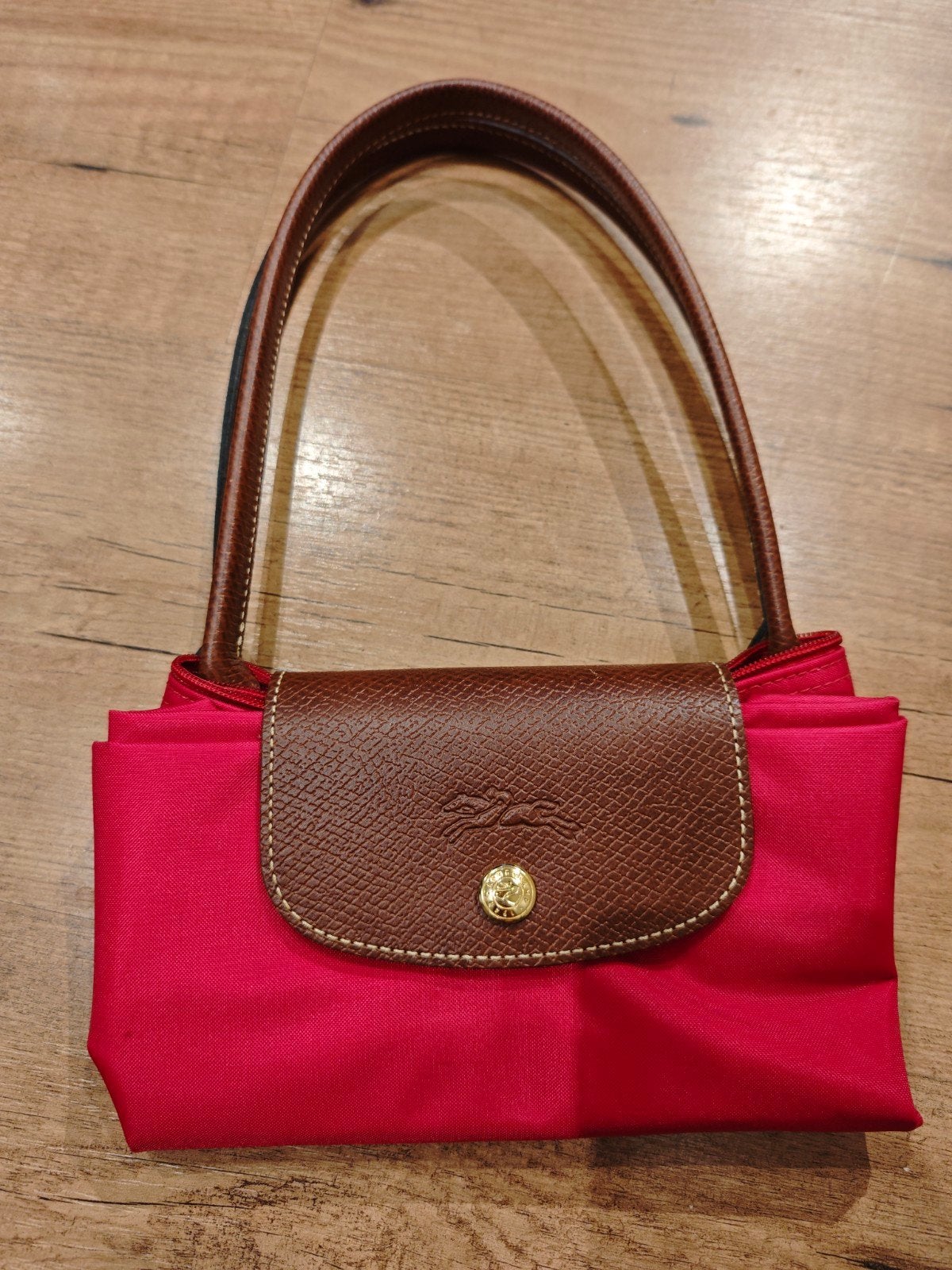 Nieuw Longchamp Le Pliage Handtas - Rood Maart M, Sieraden, Tassen en Uiterlijk, Tassen | Damestassen, Ophalen of Verzenden