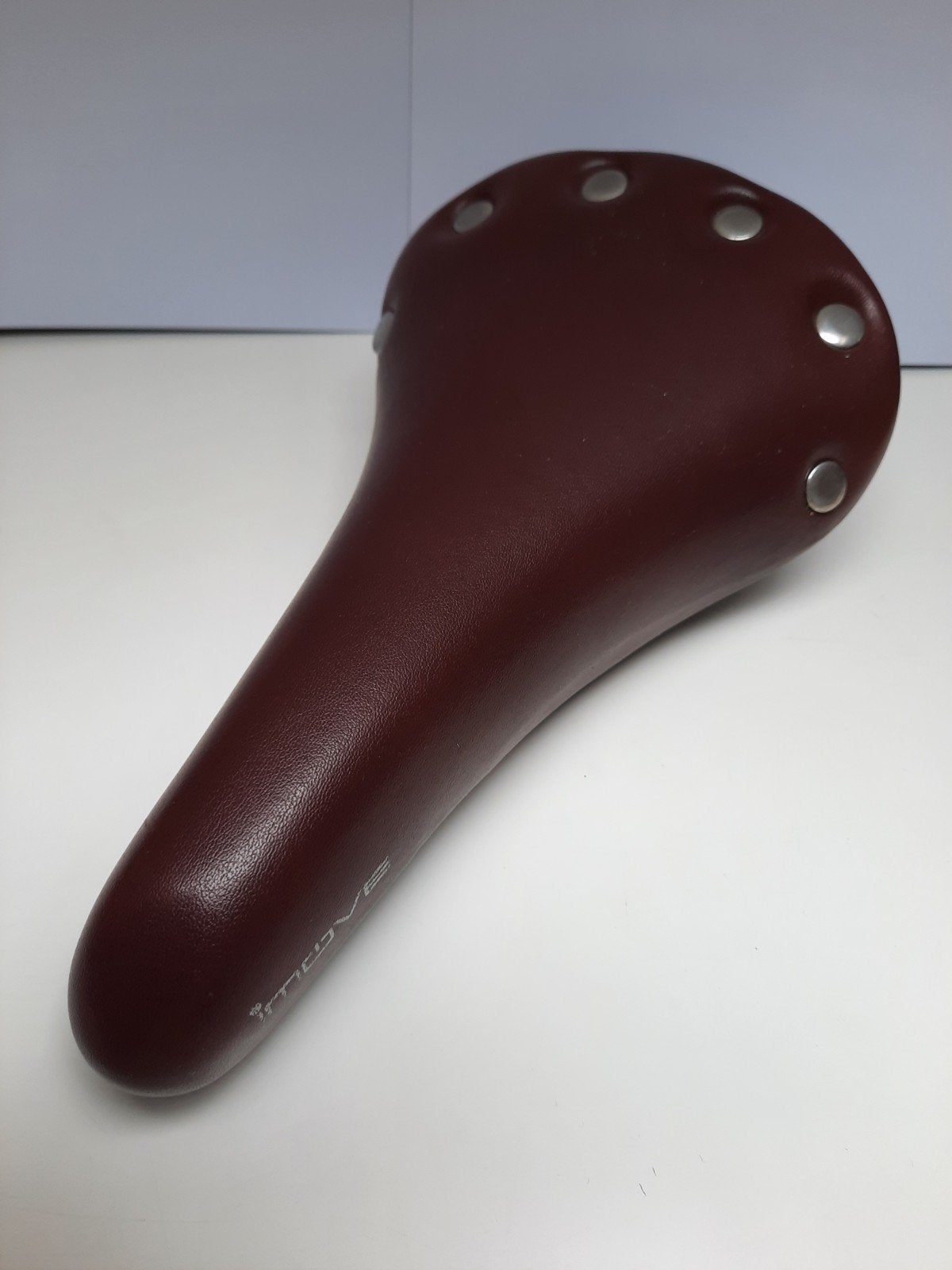 Comfortabel fietszadel met vering - Bruin leer, Elektrische fiets, Leer, Imove, Ophalen of Verzenden