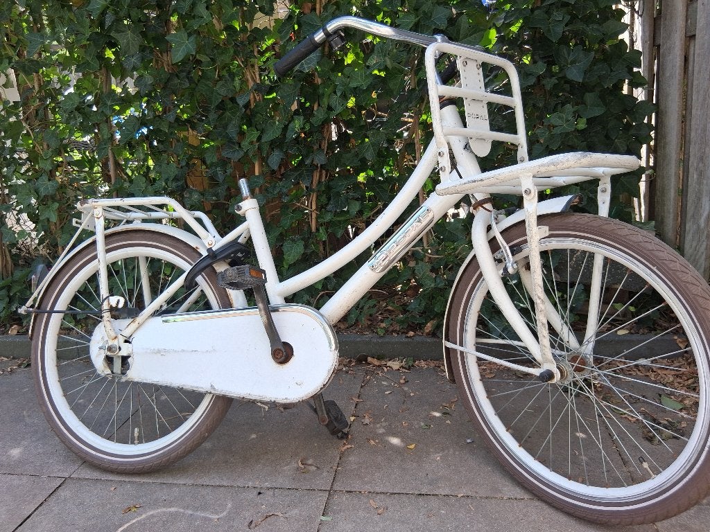 Meisjes Fiets, Fietsen en Brommers, Terugtraprem, Gebruikt, 47 tot 50 cm, Ophalen