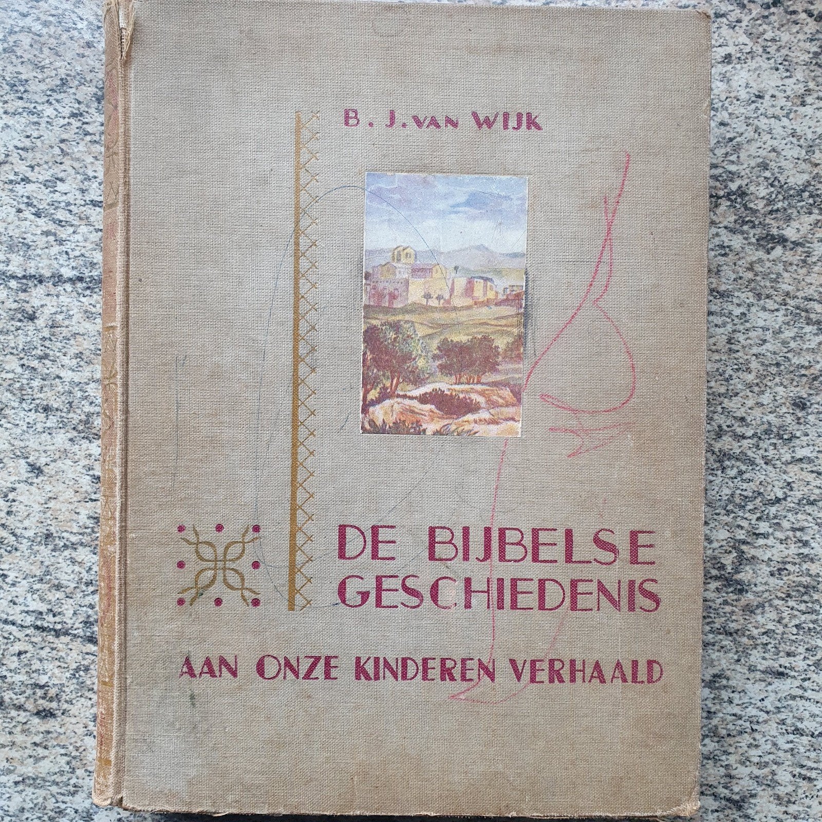 GRATIS Vintage Kinderbijbel Nieuw Testament, Ophalen, B.J. van Wijk