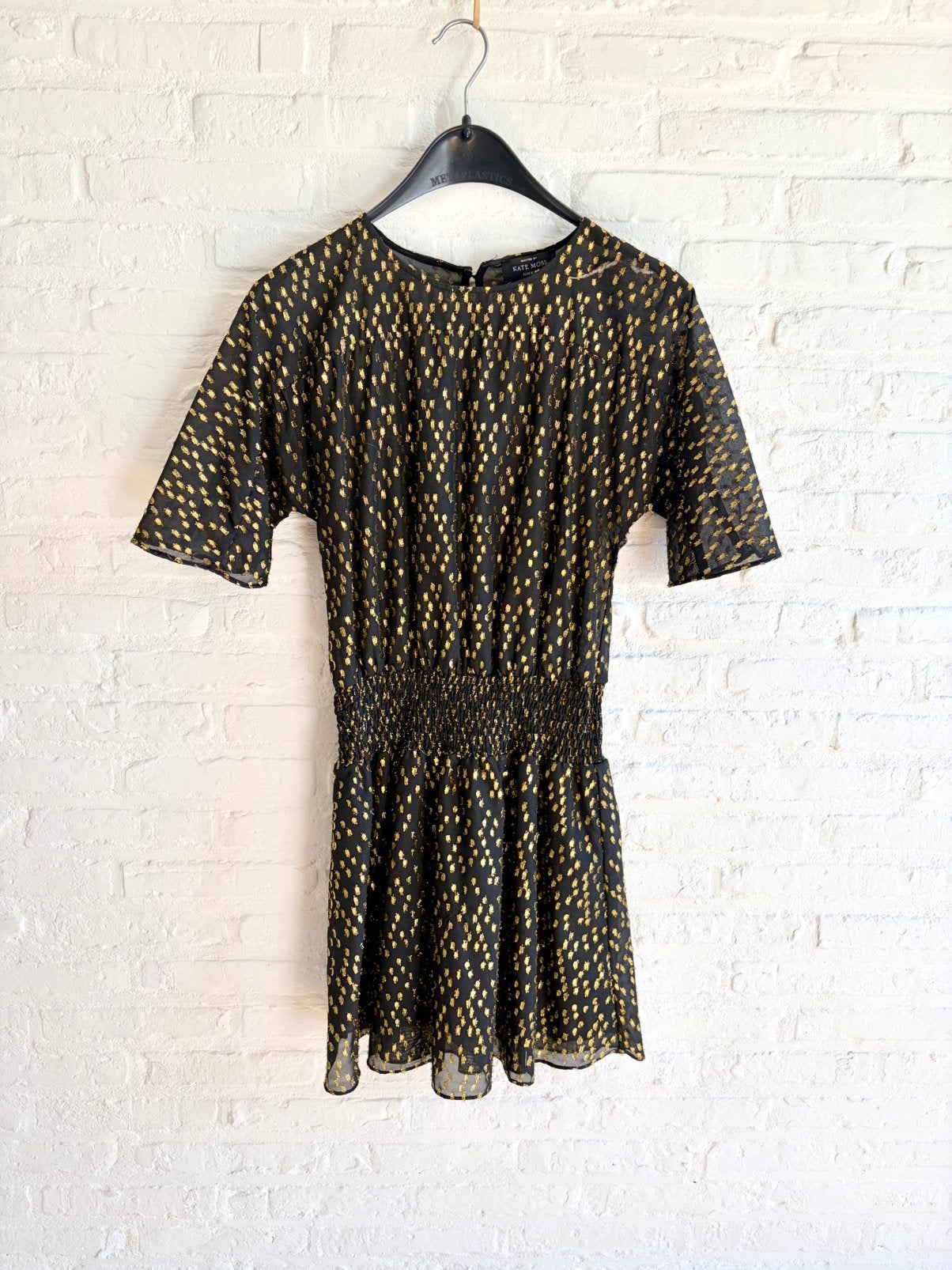 Jurk Nikkie, Verzenden, Zwart, Zo goed als nieuw, Maat 36 (S)