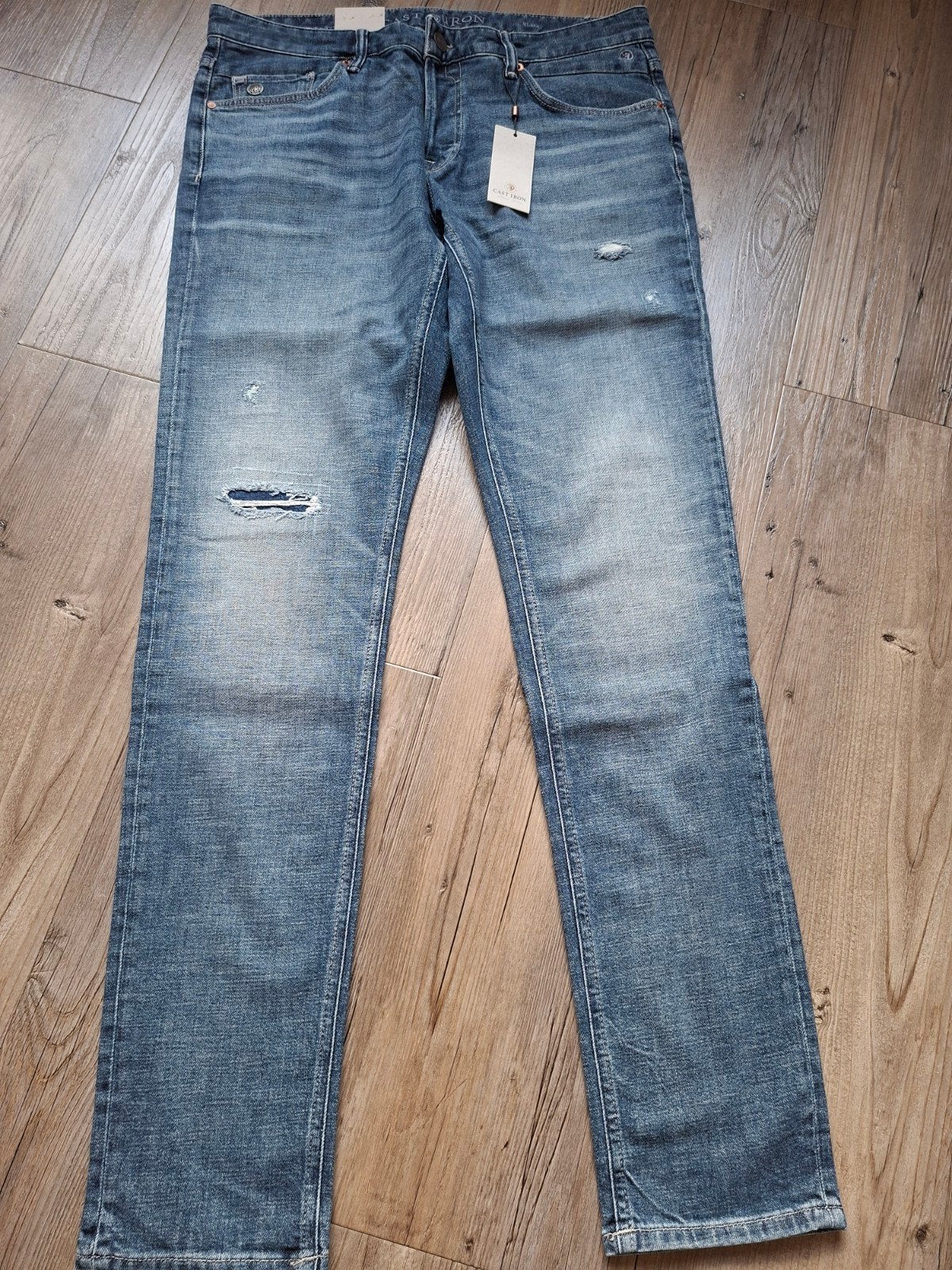 CAST IRON Riser slimfit jeans W36 L34 3 voor €149,95, W36 - W38 (confectie 52/54), Blauw, Nieuw, Ophalen of Verzenden