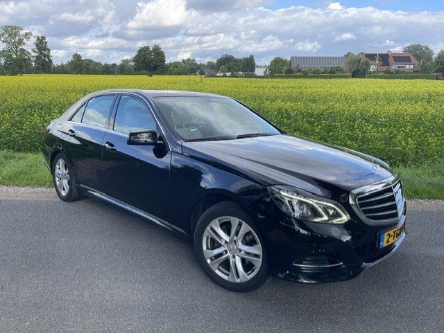 Mercedes-Benz E-Klasse E220 CDI BE Aut7 2014 Zwart, Automaat, Achterwielaandrijving, 2000 kg, Diesel