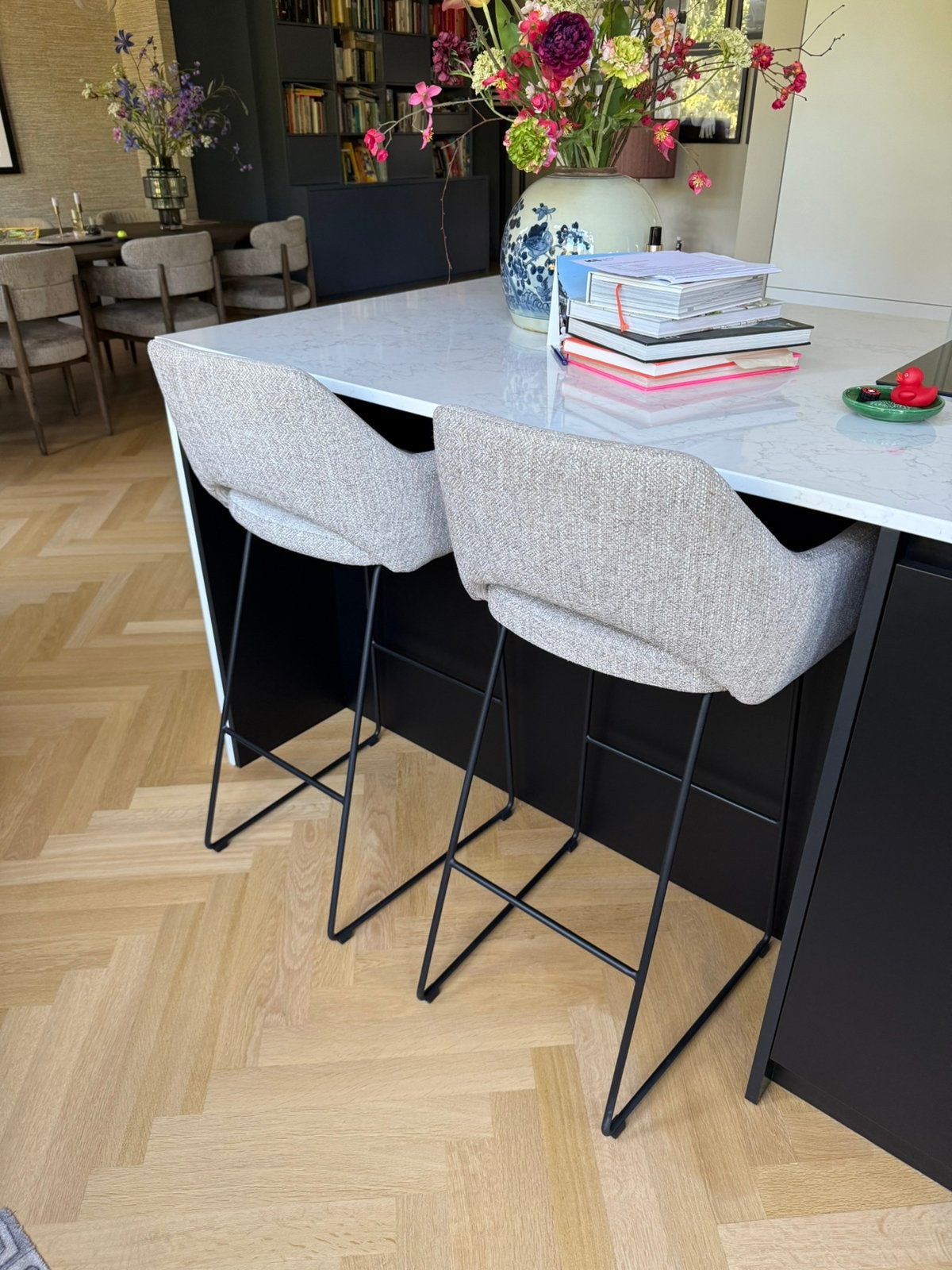 Jesper Home Biscuit Beach kleur 2 barkrukken, Ophalen, Zo goed als nieuw
