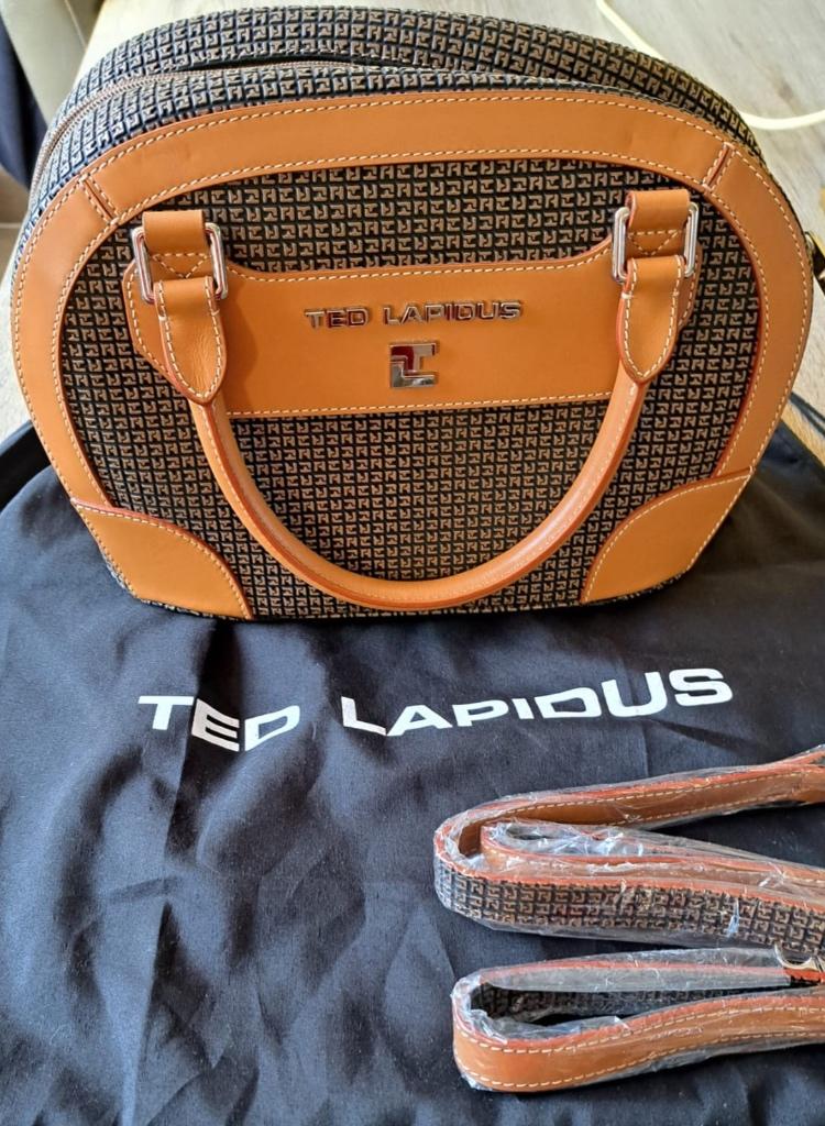 Handtas Ted Lapidus NIEUW, Ophalen of Verzenden, Nieuw, Bruin, Handtas
