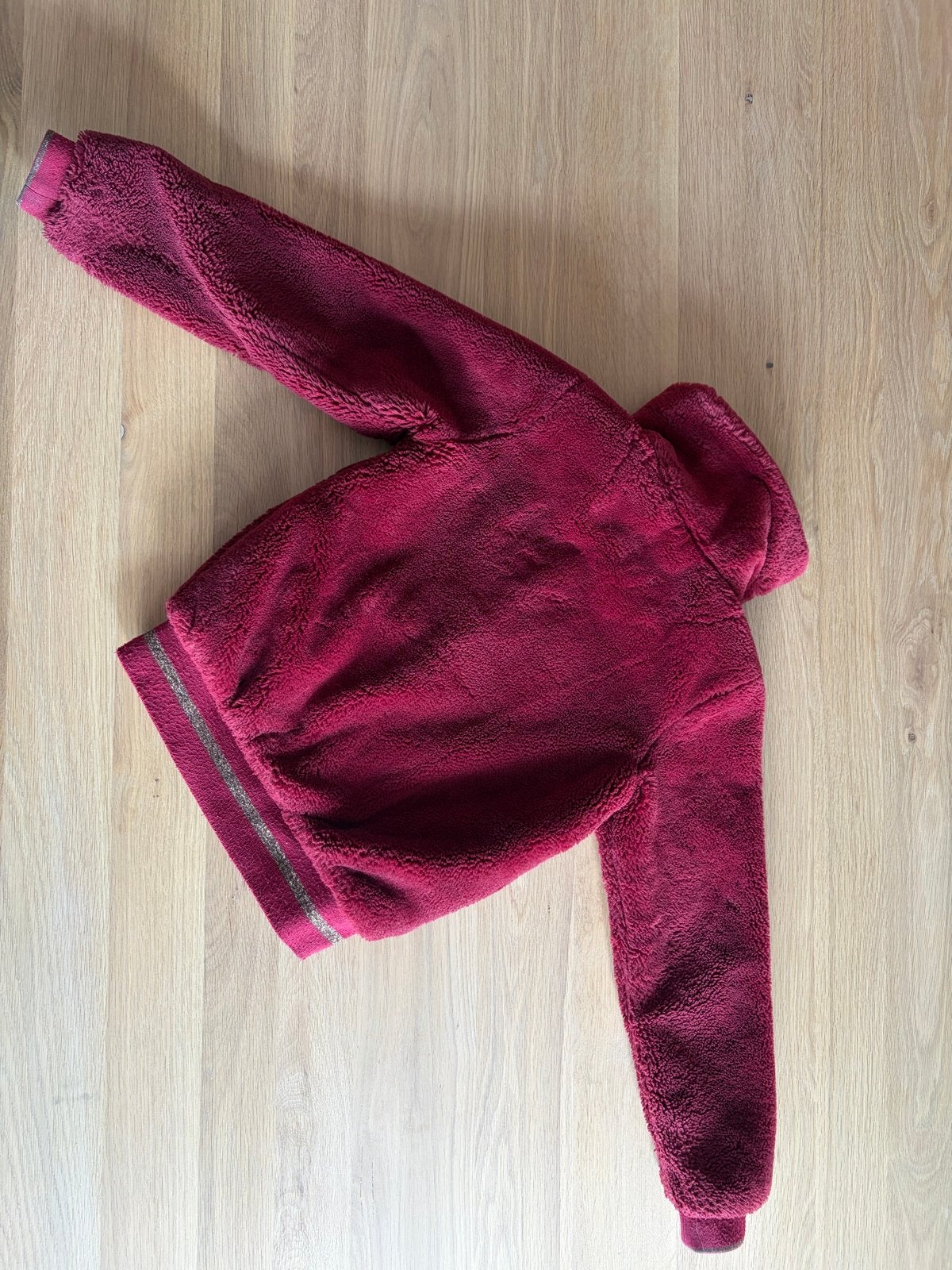 Looxs Revolution Rode fleece /bont Jas Maat 140, Ophalen of Verzenden, Gebruikt, Meisje, Jas