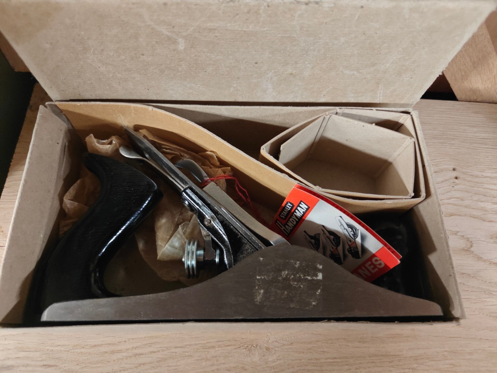 Stanley Handyman H1204 Handschaaf - Vintage en Compleet, Ophalen of Verzenden, Zo goed als nieuw, Overige typen, Stanley