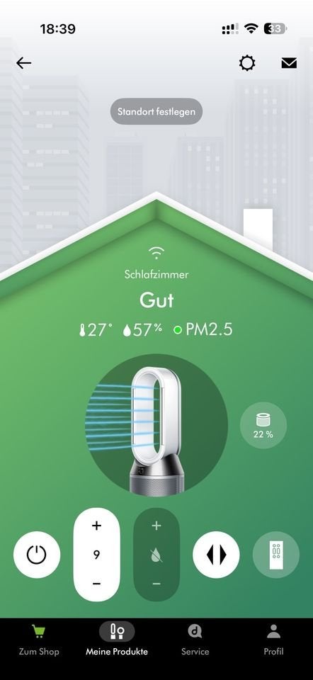 Te koop aangeboden: Dyson PH01 ventilator, luchtbevochtiger, Ophalen of Verzenden, Zo goed als nieuw