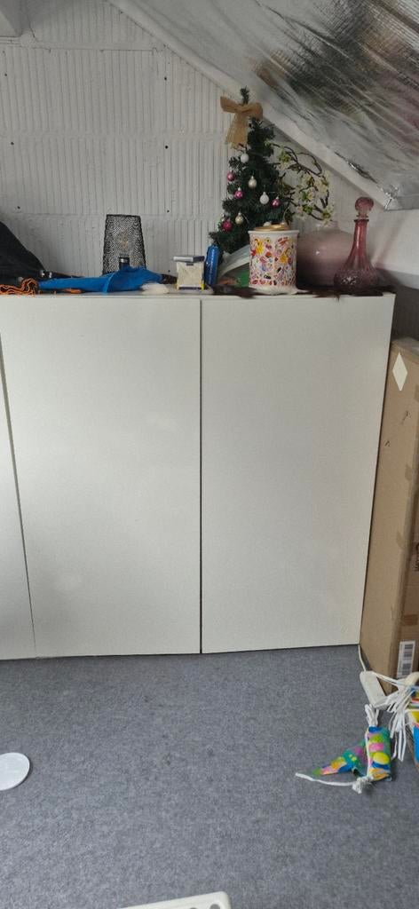 Witte IKEA kasten (2 stuks), Ophalen, Gebruikt
