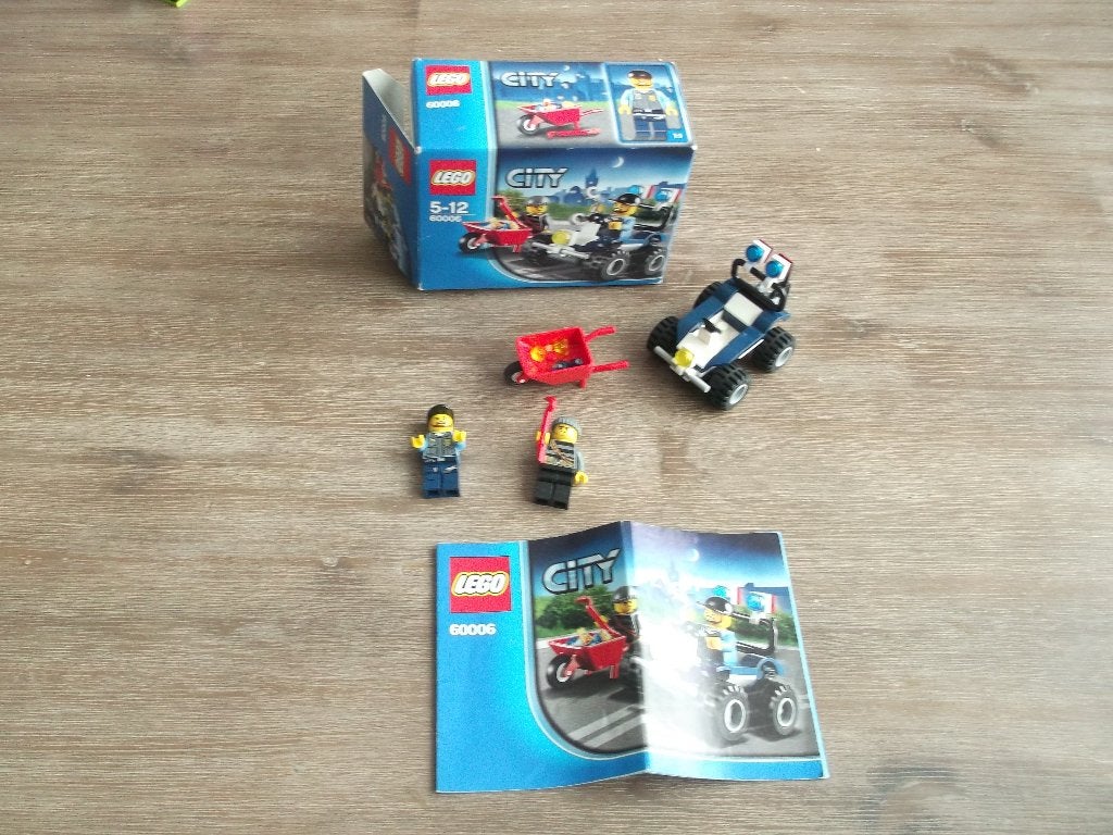 lego police 60006 police atv (2013), Ophalen of Verzenden, Gebruikt, Complete set, Lego