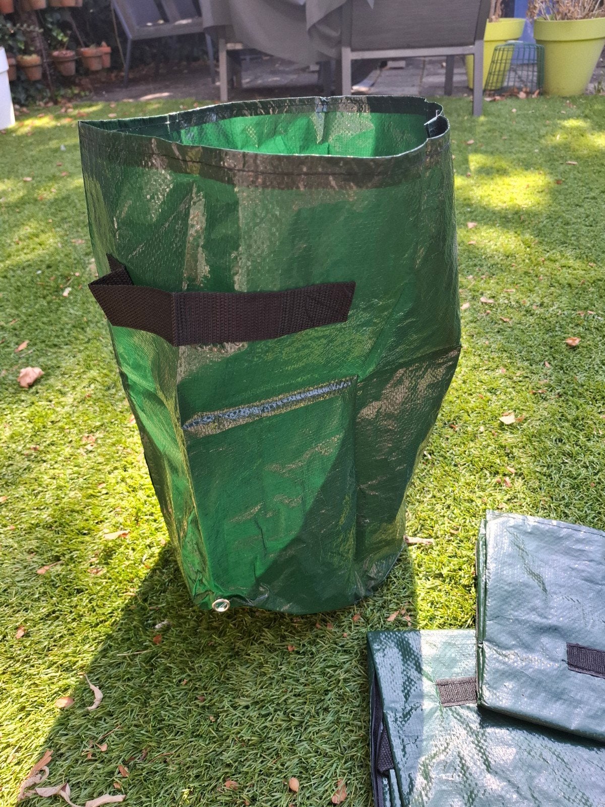 Vier Grow Bags voor moestuinplanten, Ophalen of Verzenden, Eenjarig, Groenteplanten, Volle zon