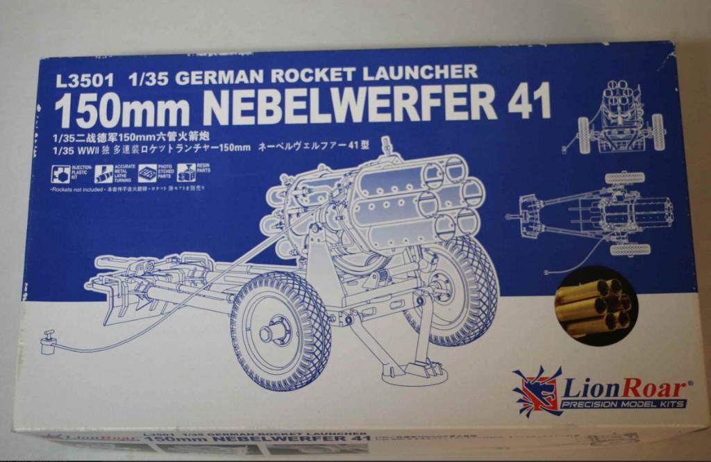 Bouwdoos 1:35 LionRoar 150mm Nebelwerver 41 + Rockets, Hobby en Vrije tijd, Modelbouw | Auto's en Voertuigen, Overige merken, 1:32 tot 1:50