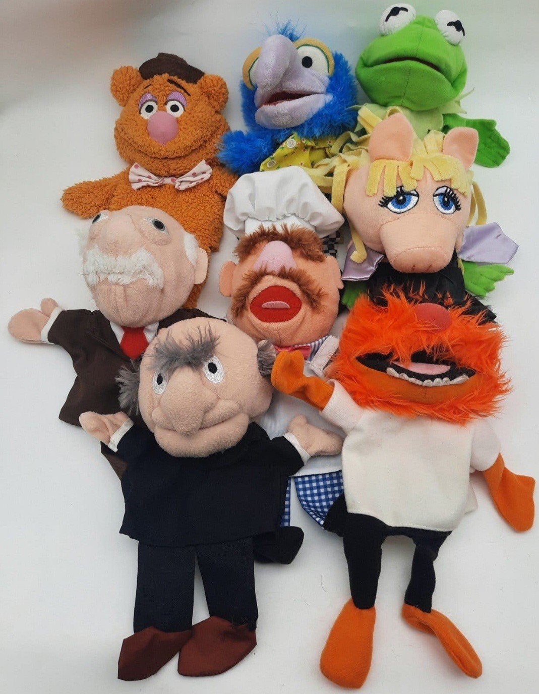 The Muppets COMPLETE set van 8 handpoppen AH 2012, Ophalen of Verzenden, Zo goed als nieuw, Overige typen, Albert Heijn