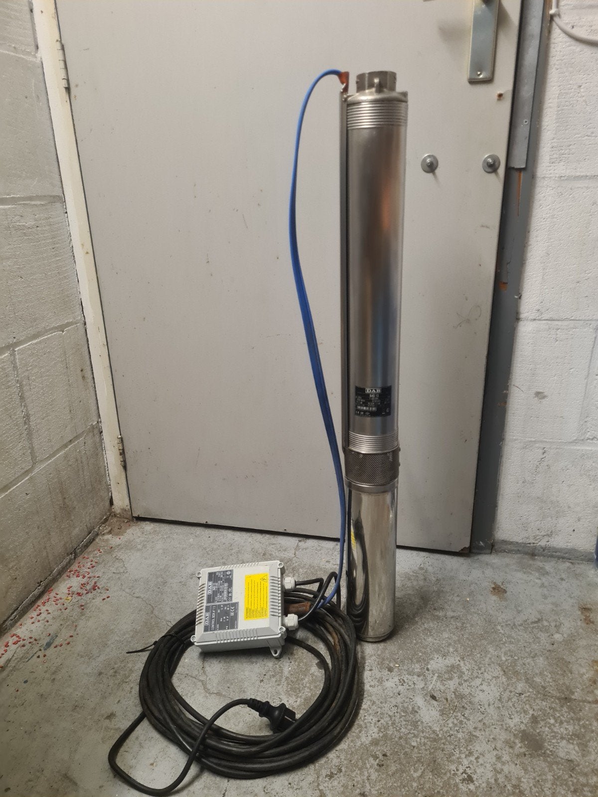 DAB S4D 13 Bronpomp met Control Box - 1.1 kW, 230V, Tuin en Terras, Waterpompen, Ophalen, Zo goed als nieuw, Bronpomp