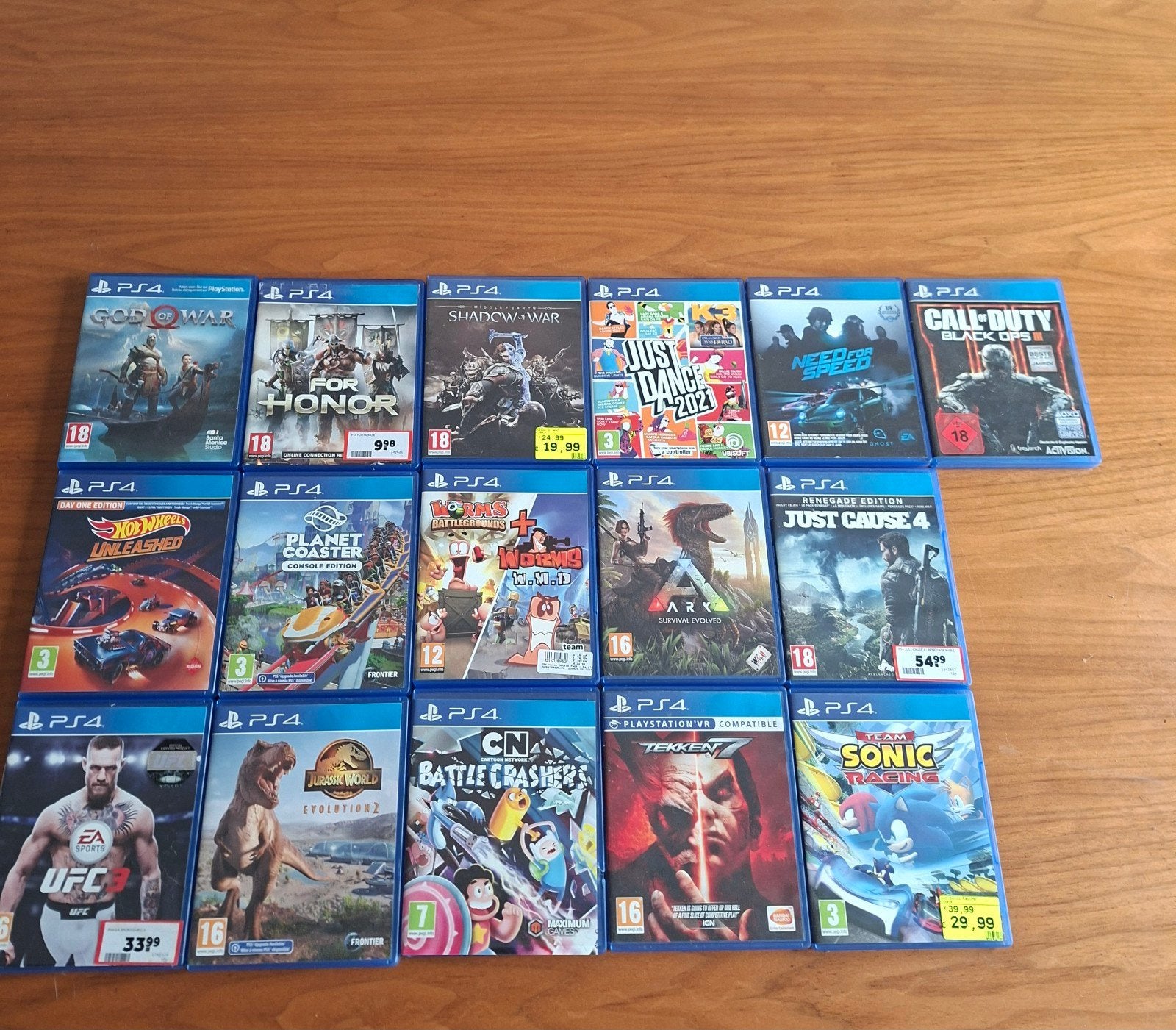 Almost new ps4 games, Spelcomputers en Games, Games | Sony PlayStation 4, Zo goed als nieuw, 1 speler, Vanaf 3 jaar, Verzenden