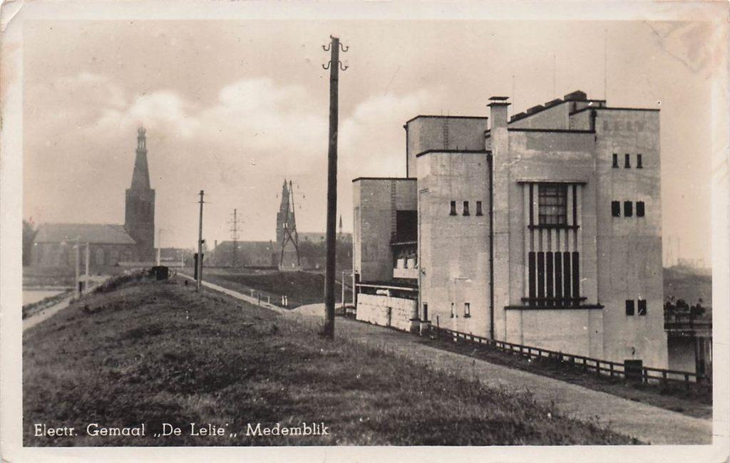 703-396-027 Electr Gemaal De Lelie Medemblik, Verzenden, Voor 1920, Noord-Holland