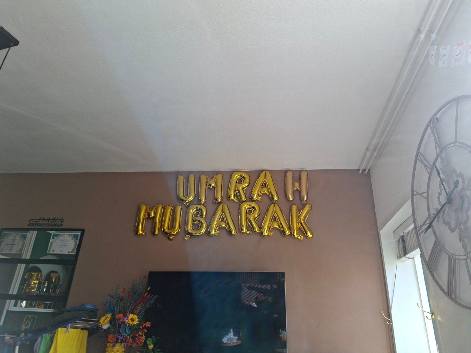 Umrah Mubarak Folieballonnen - Gouden Feestdecoratie, Ophalen of Verzenden