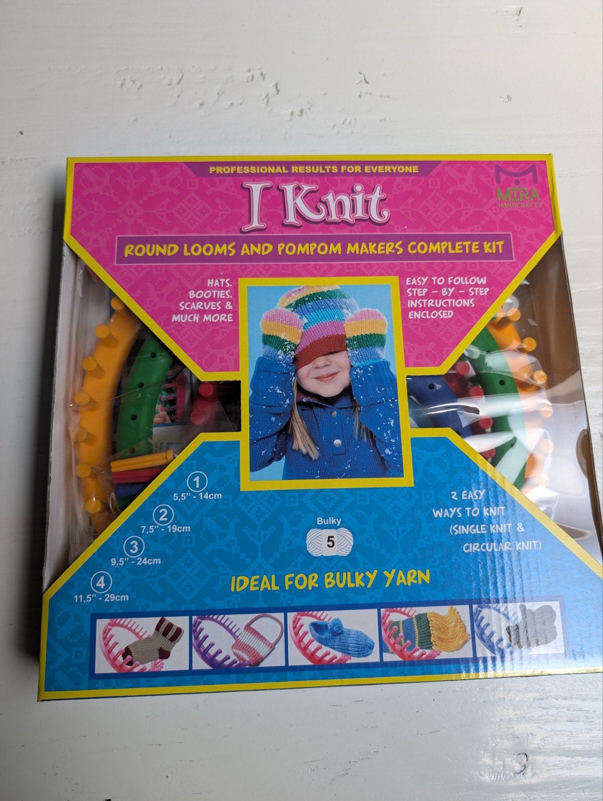 I Knit Rondbrei- en Pomponmakers Complete Kit, Ophalen of Verzenden, Nieuw, Breien, Wol of Garen