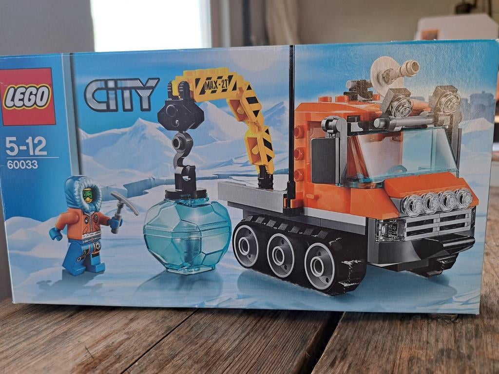 Lego City 60033 Arctische rupsvoertuig compleet, Compleet, Lego, Ophalen of Verzenden, Complete set