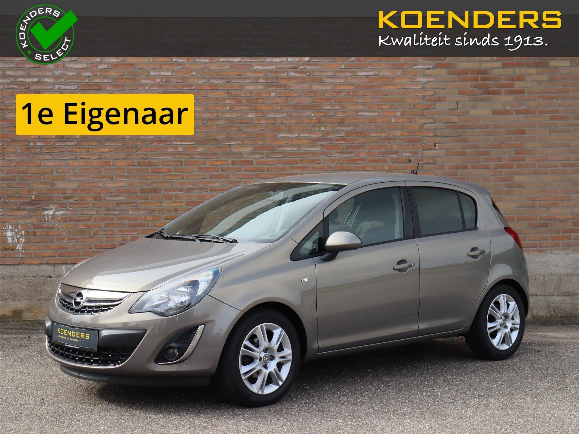 OPEL Corsa 1.4 Twinport S/S 100pk 5d BlitZ / 1 ste eigenaar, Auto's, Voorwielaandrijving, Gebruikt, 4 cilinders, Bruin