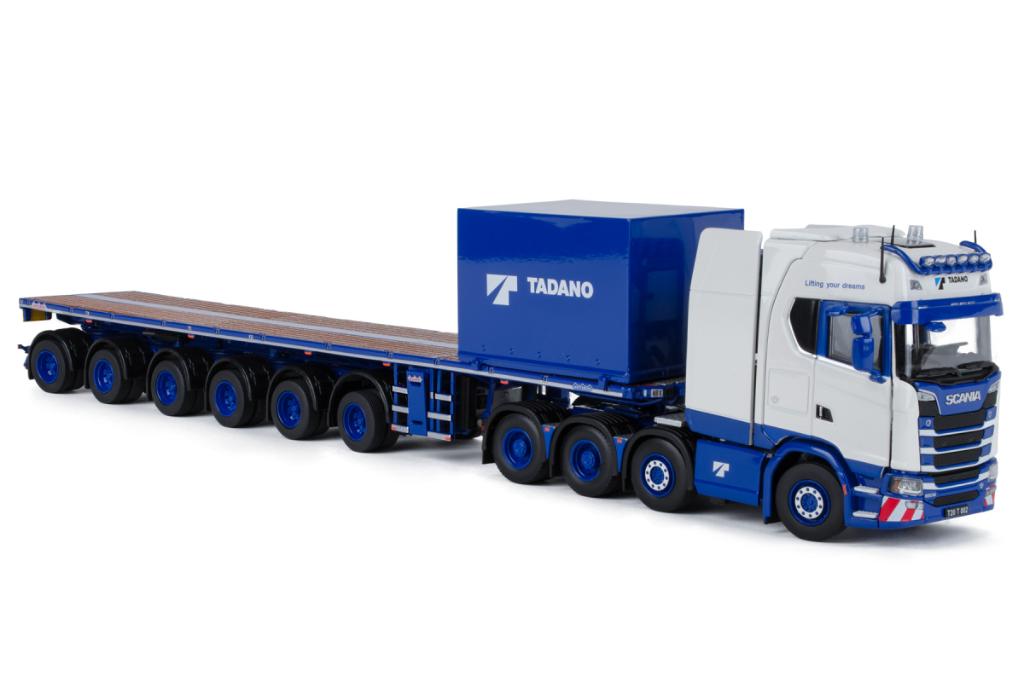 Tadano Scania S Serie V8 met ballasttrailer IMC, Hobby en Vrije tijd, Modelauto's | 1:50, Verzenden, Bus of Vrachtwagen, Heerhugowaard