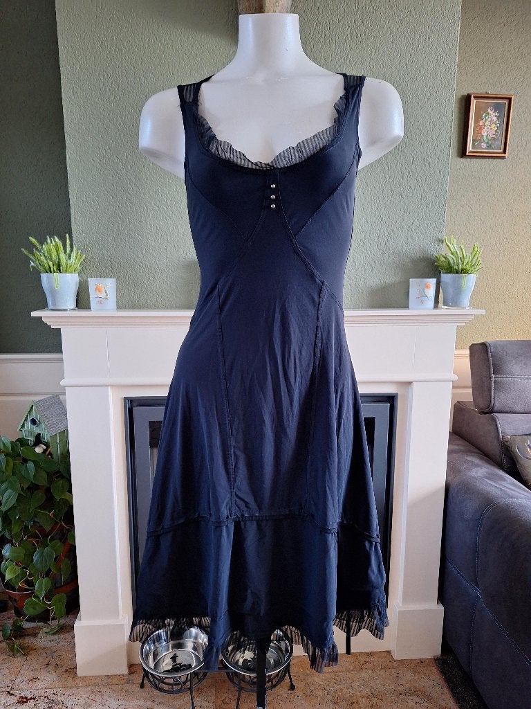 Eva Kayan zwart jurk jurkje 36 S, Kleding | Dames, Verzenden, Zwart, Eva Kayan, Zo goed als nieuw