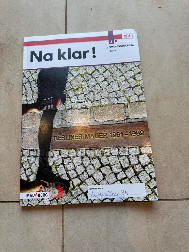 Na klar! 3B VWO/Gymnasium Duits leerwerkboek Malmberg, Ophalen of Verzenden, Alpha, Zo goed als nieuw