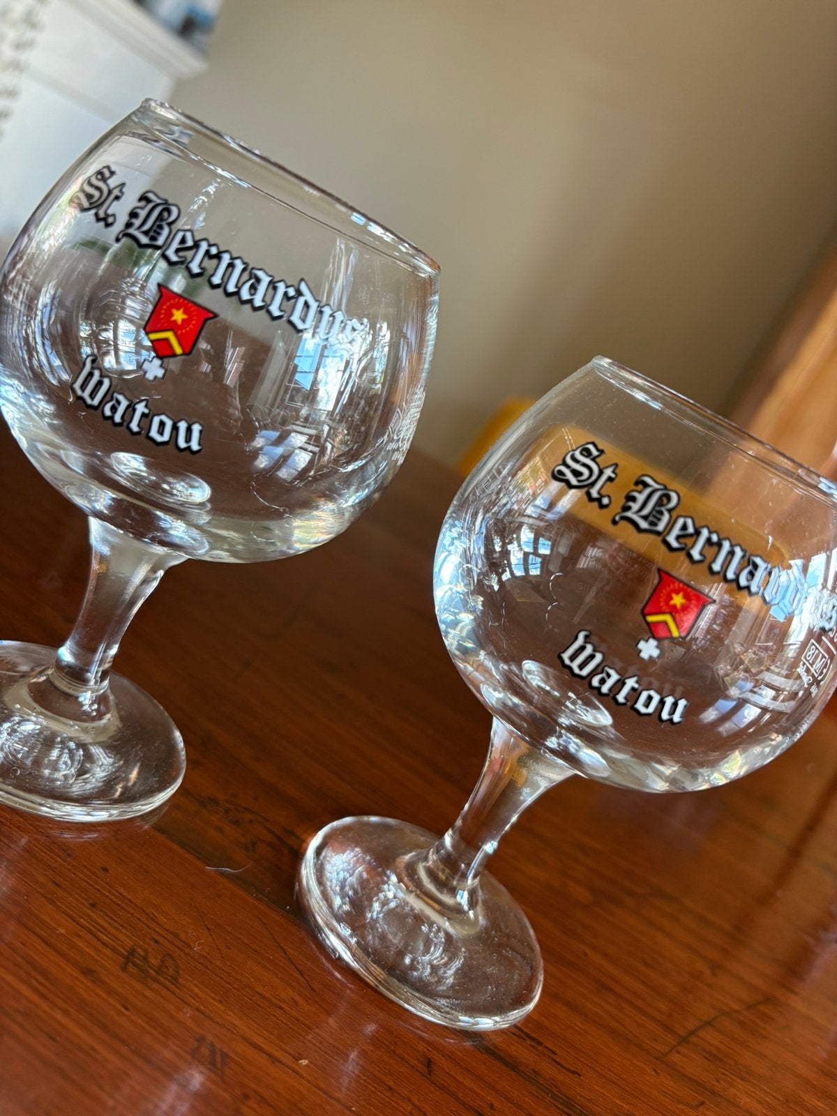 2 proefglaasjes St Bernardus 15 ml, Verzamelen, Ophalen of Verzenden, Zo goed als nieuw, Glas of Glazen, Overige merken