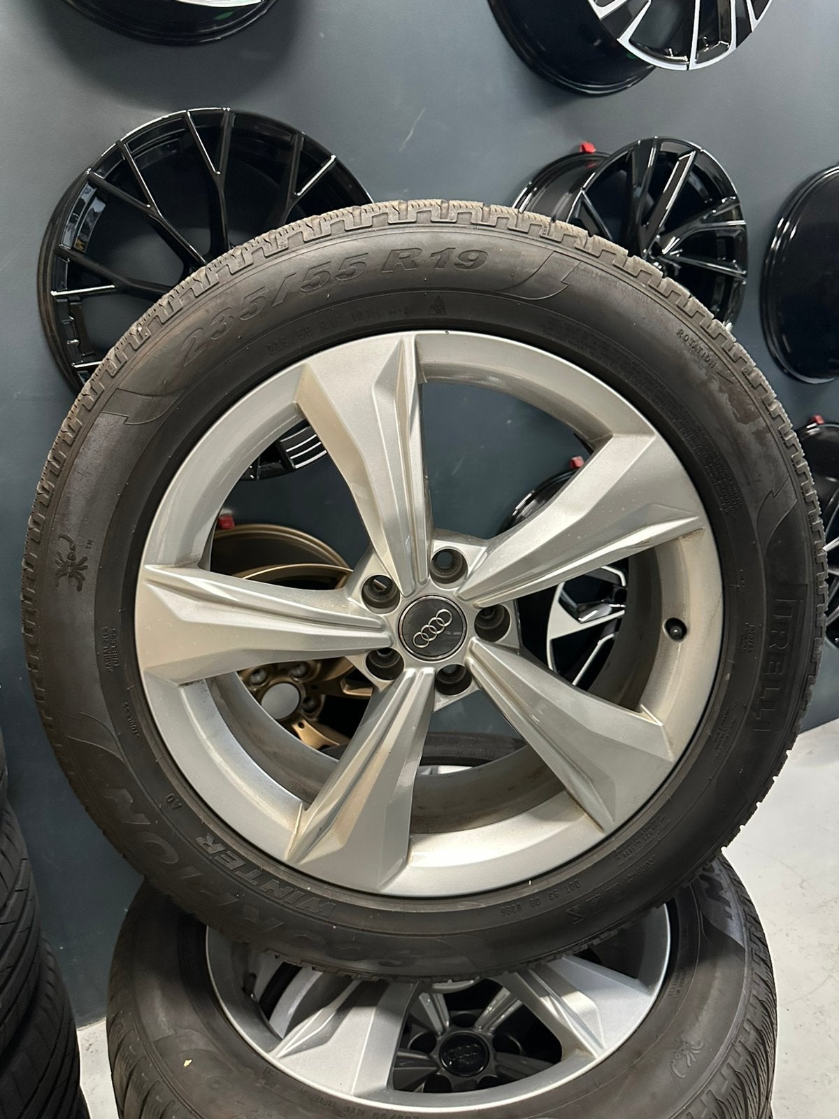 5x112 Orginele 19 inch velgen winterset Pirelli, Auto-onderdelen, Banden en Velgen, 19 inch, Wr, 255 mm, W