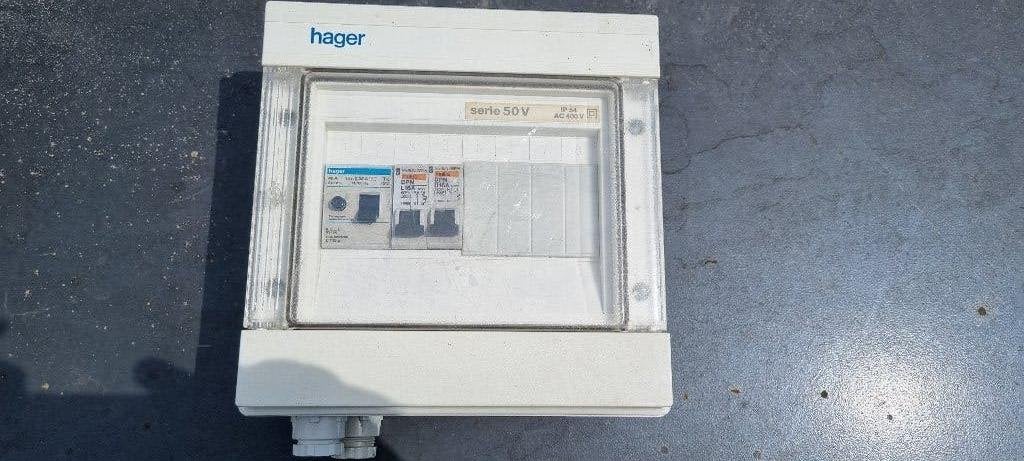 Hager Groepenkast IP54, Doe-het-zelf en Verbouw, Elektra en Kabels, Ophalen of Verzenden, Gebruikt, Overige typen