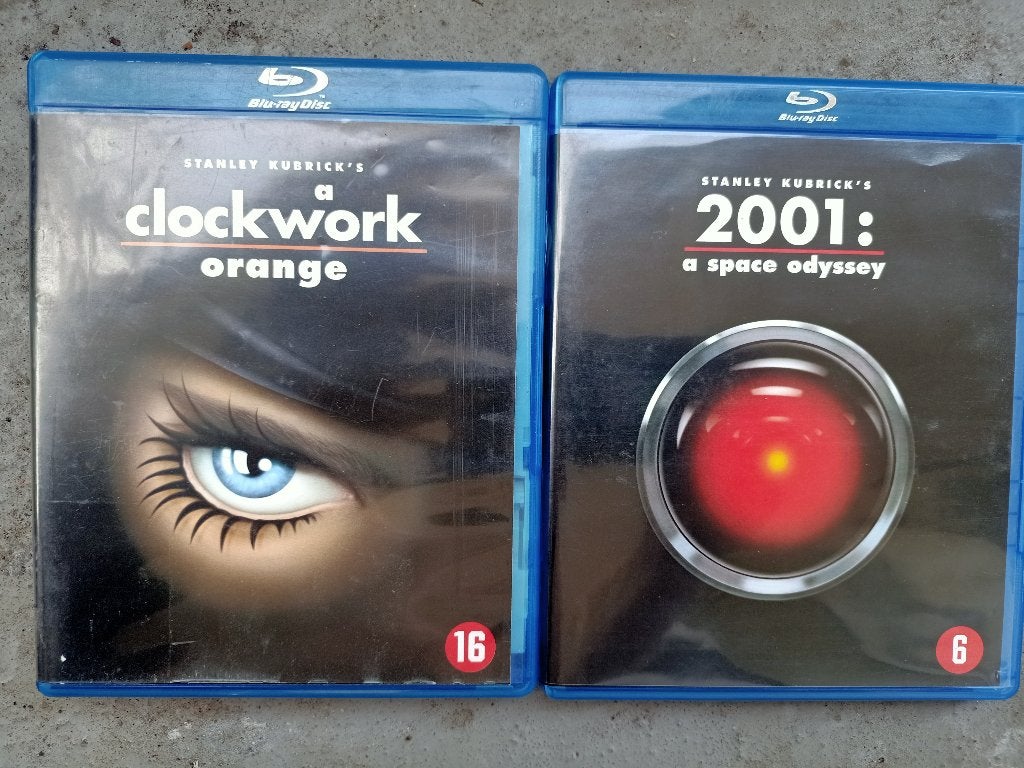 Stanley Kubrick Blu-ray: A Clockwork Orange & 2001, Ophalen of Verzenden, Zo goed als nieuw, Science Fiction en Fantasy