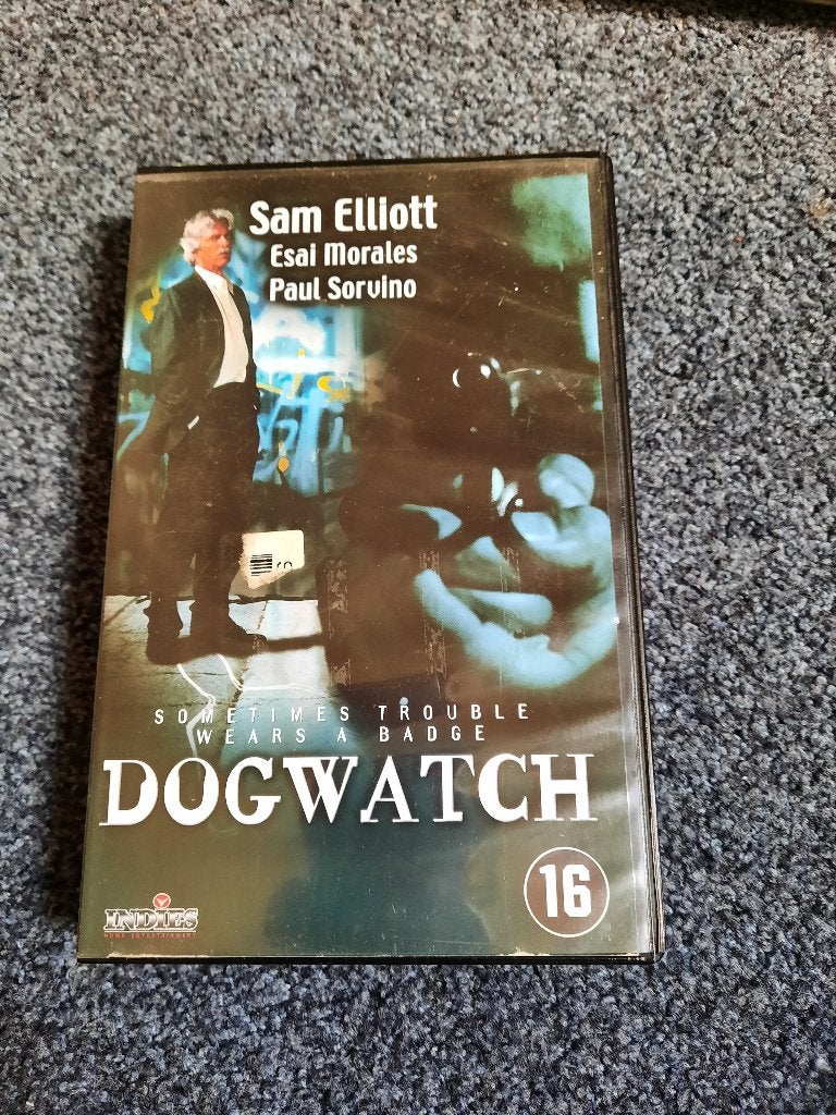 DOGWATCH! Thriller met Sam Elliot Op VIDEO!, Vanaf 16 jaar, Verzenden, Zo goed als nieuw, Actie en Avontuur