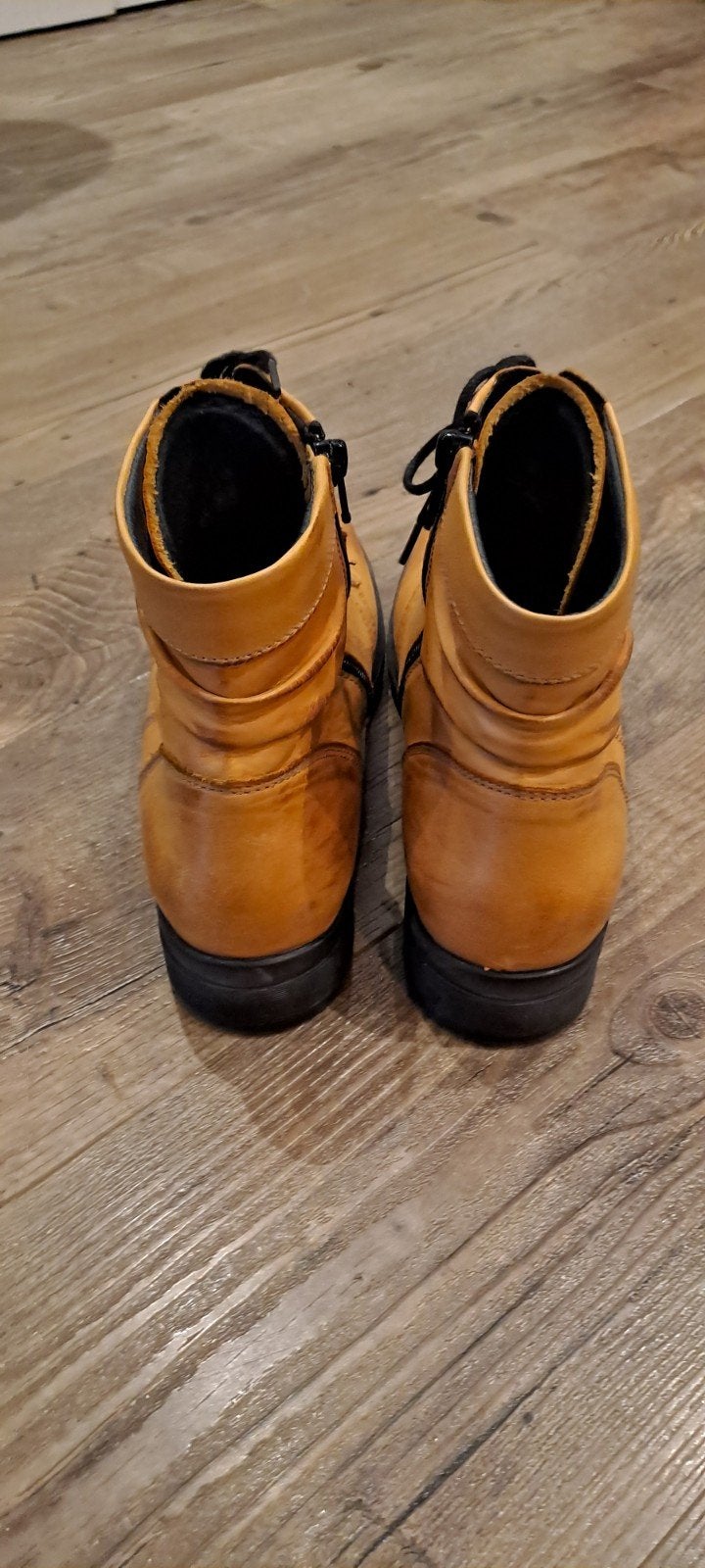 Wolky leren laarzen - Maat 41, Kleding | Dames, Wolky, Bruin, Lage of Enkellaarzen, Ophalen of Verzenden