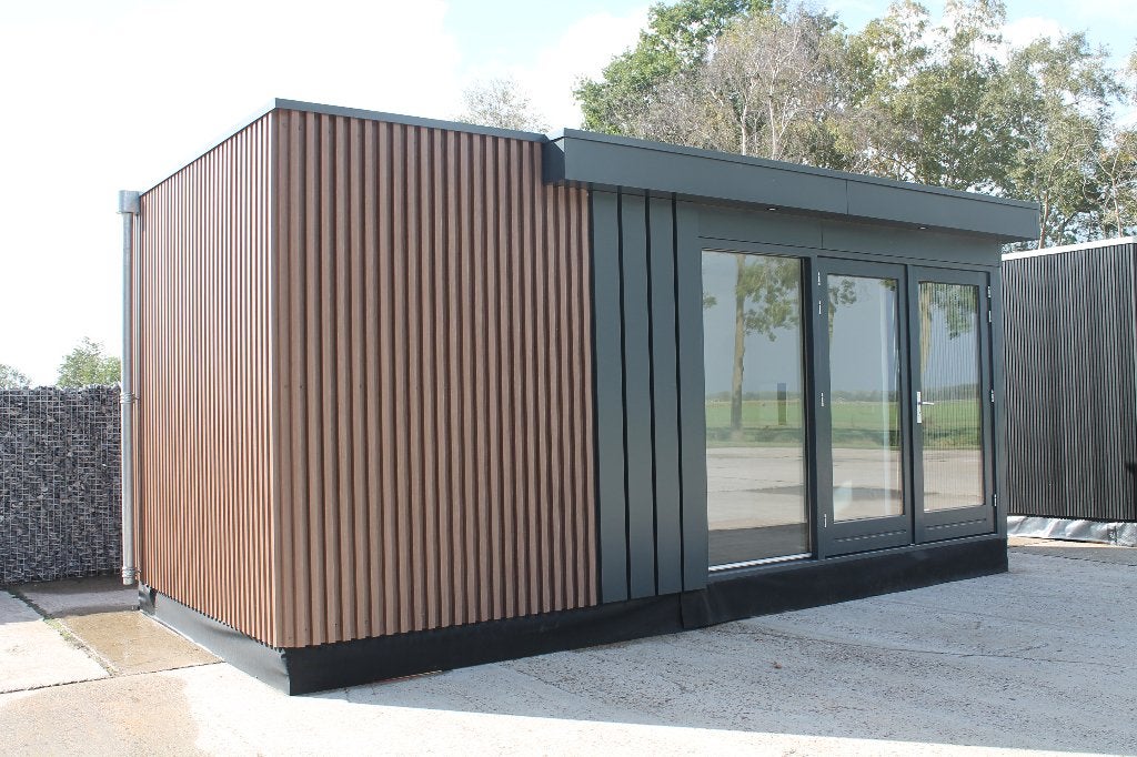 Tuinkamer - kantoorunit 6x3 m1- Instapklaar
