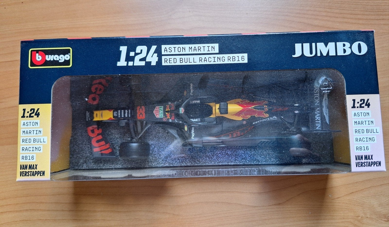 Max Verstappen Red Bull Racing RB16 modelauto 1:24, Ophalen of Verzenden, Nieuw