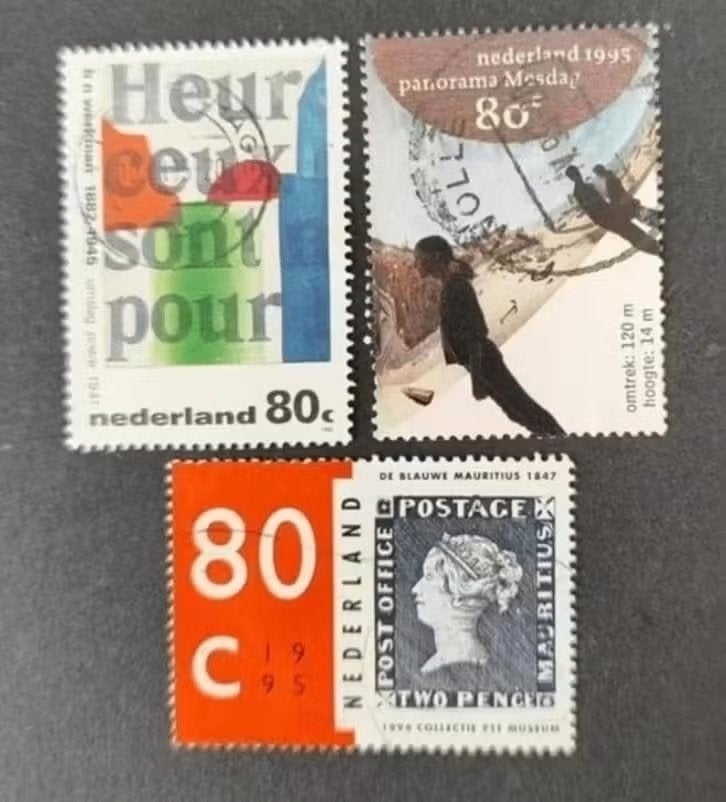 nederland nvph 1631 - 1633, Postzegels en Munten, Postzegels | Nederland, Verzenden, Na 1940, Gestempeld