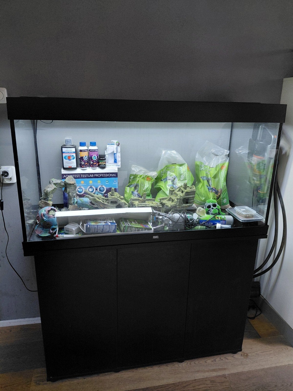 Juwel aquarium 300 liter met kast, buitenfilter, CO₂, Dieren en Toebehoren, Ophalen, Leeg aquarium